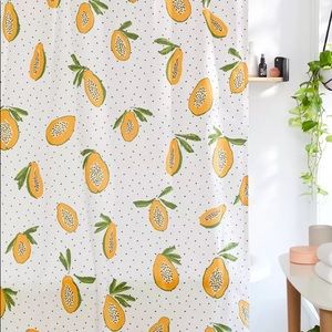 Allover Fruits Patterned Shower Curtain from Urban Outfitter